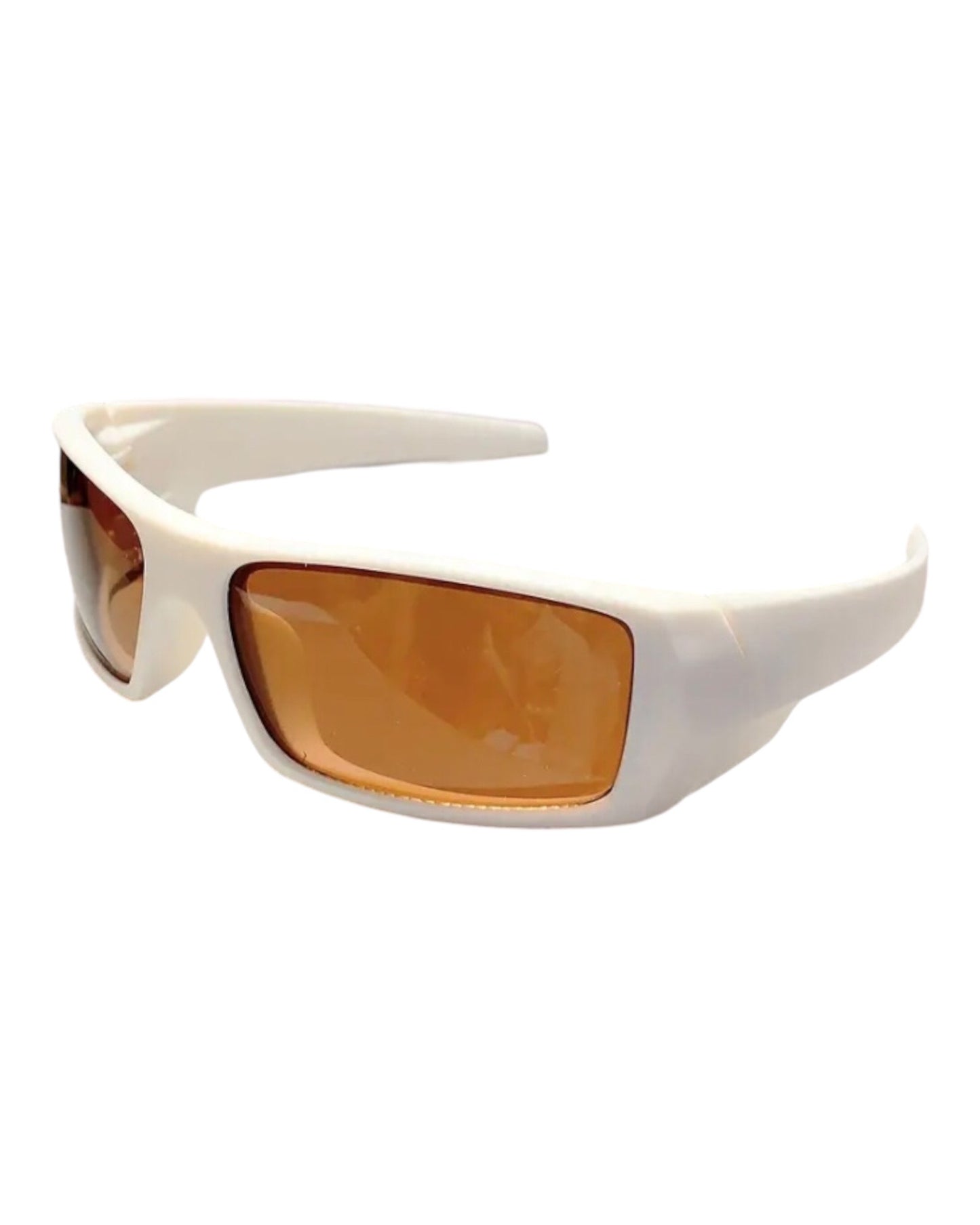 White Trendy Sports Fashion glasses