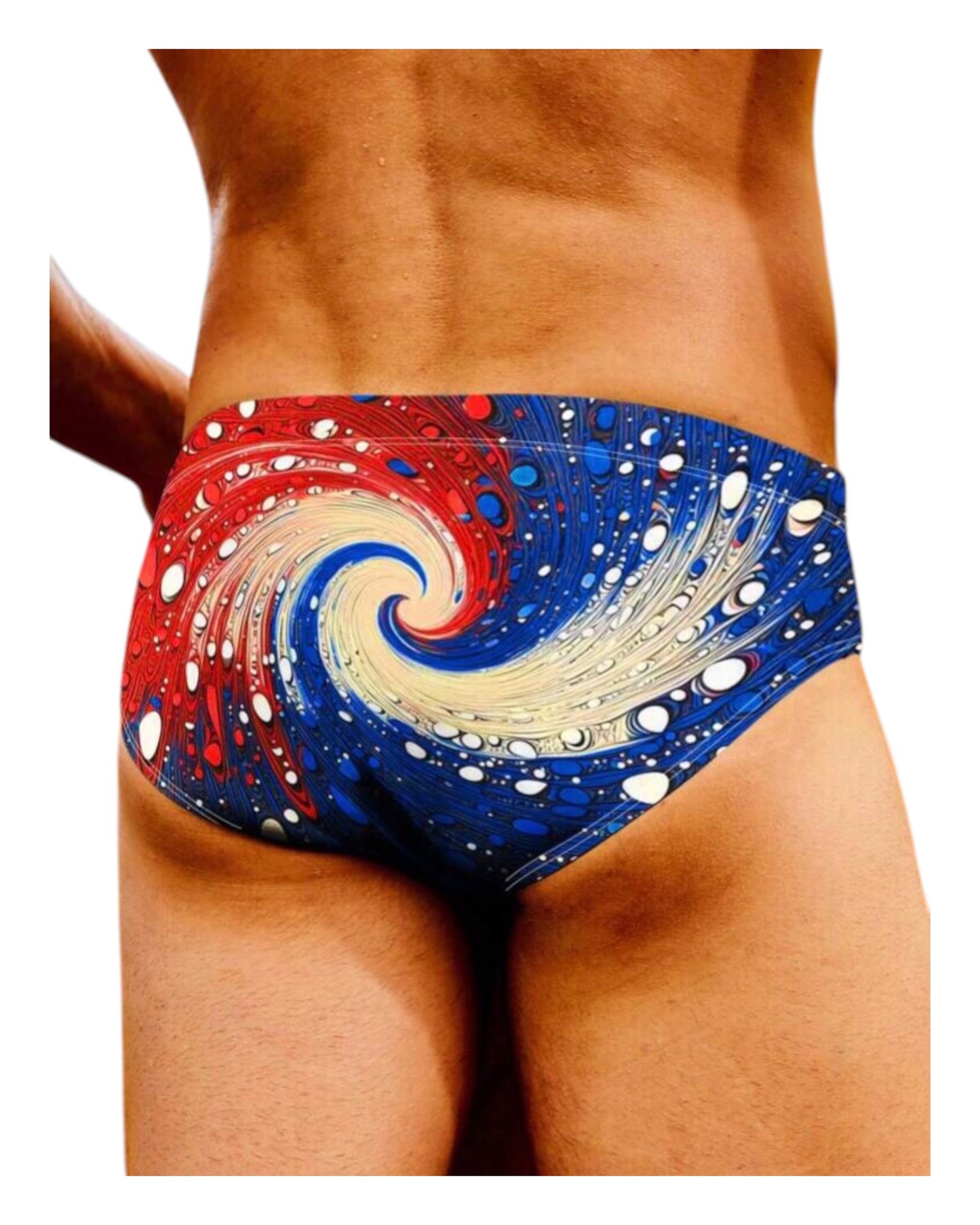 Waves Printed Swim Trunks