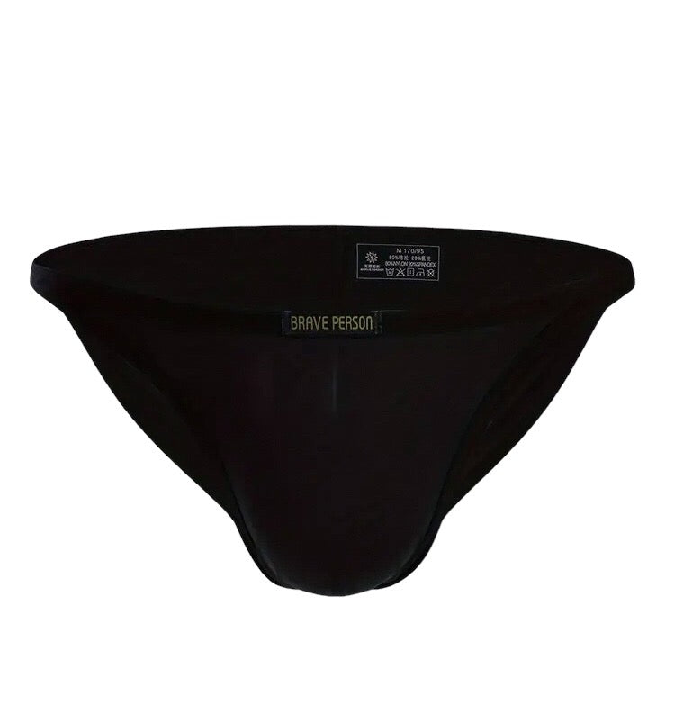 The Brave Person Black Stetch Nylon Bikini