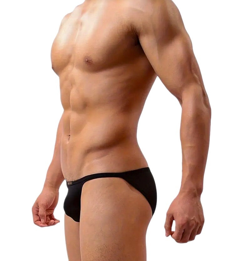 The Brave Person Black Stetch Nylon Bikini