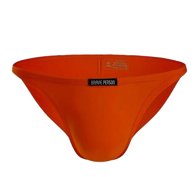 The Brave Person Orange Stetch Nylon Bikini