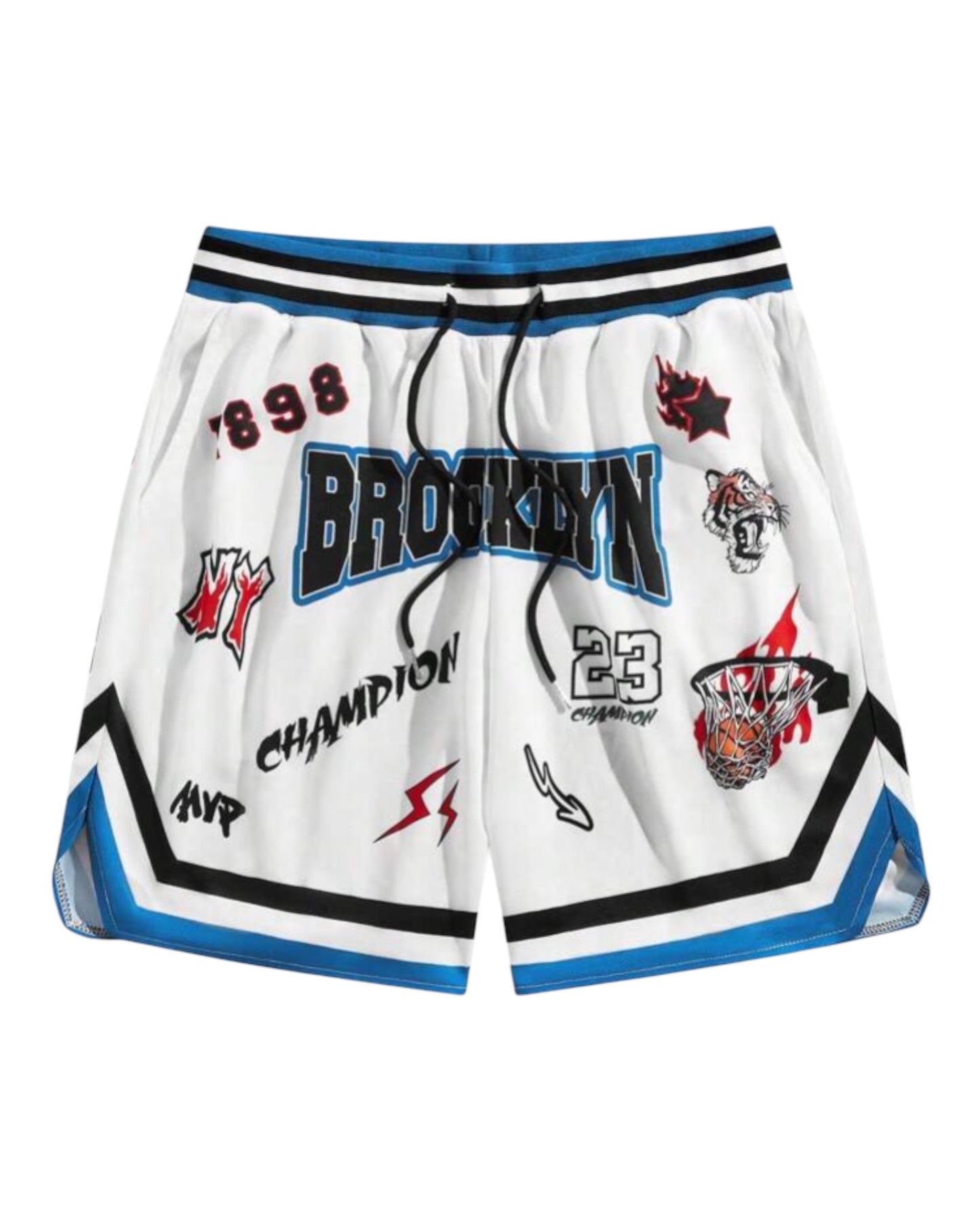 Basketball Shorts (White)