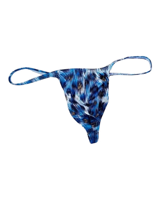 Leopard Print Thong
