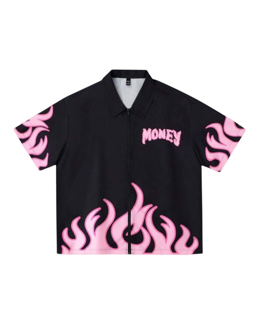 Flame Print Shirt