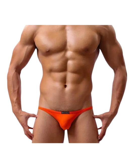 The Brave Person Orange Stetch Nylon Bikini
