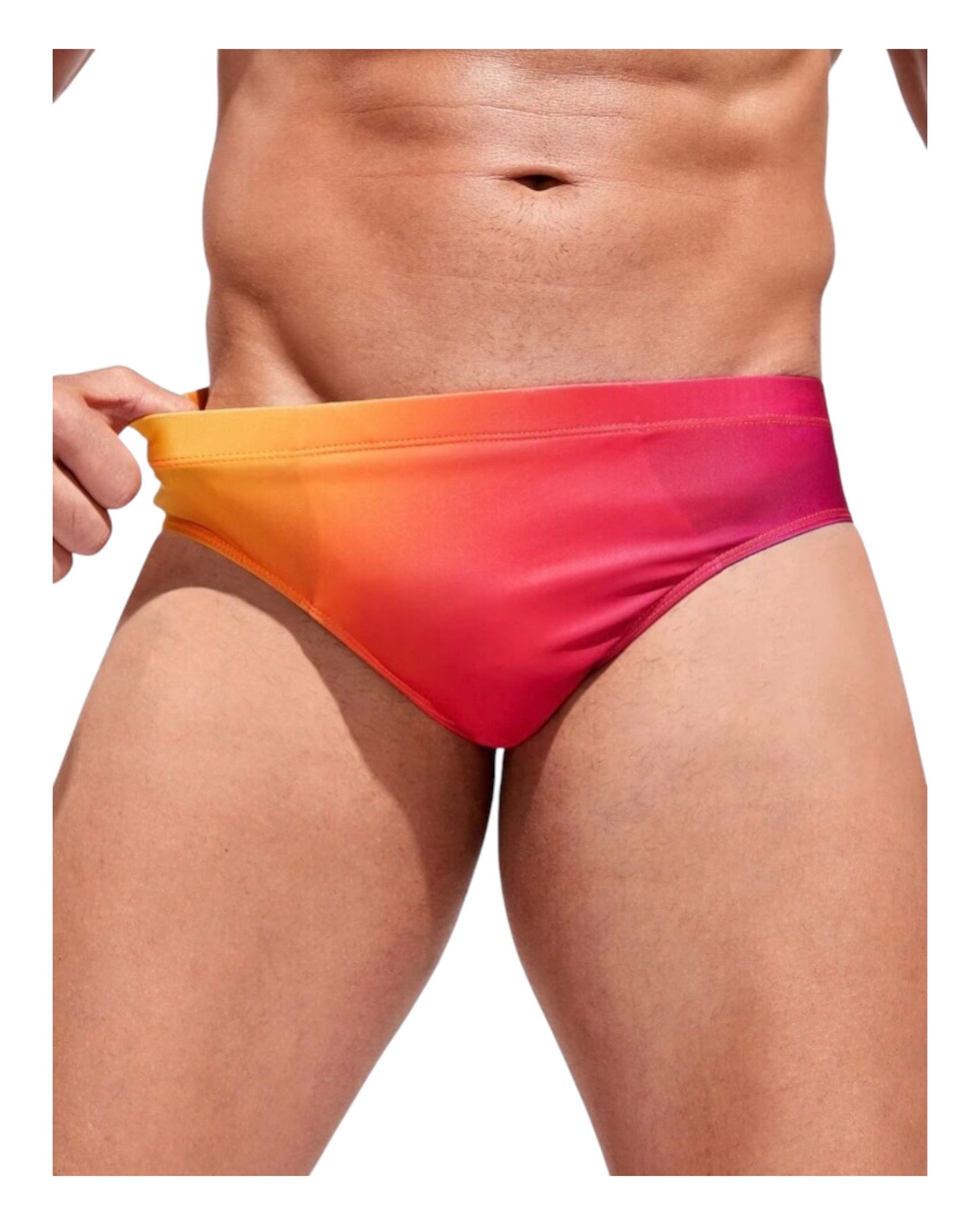 Ombre Swim Brief Solid Racer Brief