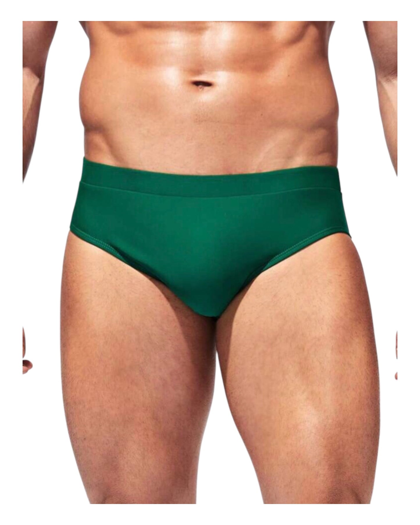 Vacation Solid Swim Brief Green